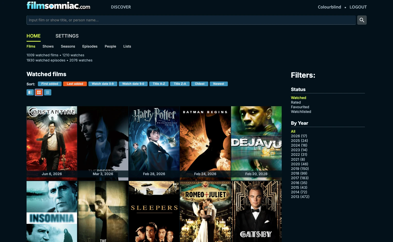 A Filmsomniac movie diary preview
